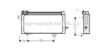 PRASCO RT3145 Oil Cooler, engine oil